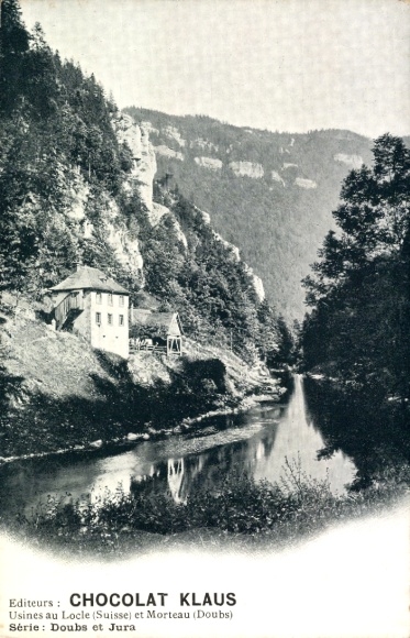 CPA Morteau Doubs, Usines au Locle