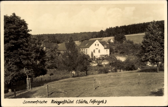 Ak Kleingiesshübel Reinhardtsdorf Schöna in Saksen, Zschirnsteinbaude