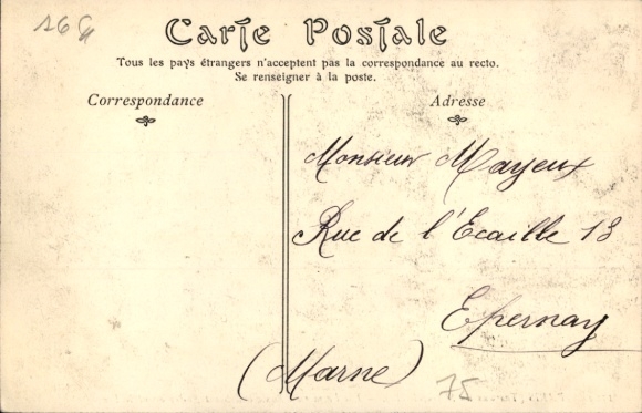 Postcard Paris VI., Travaux du Metropolitain, Les Fermes du Boulevard Saint Andre avant le foncage, Tunnel