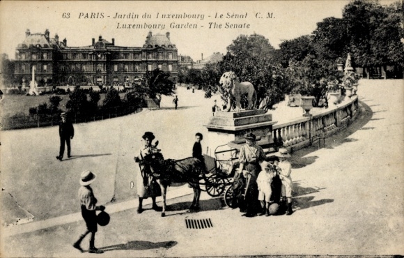 CPA Parijs VI, Jardin du Luxembourg, Senaat
