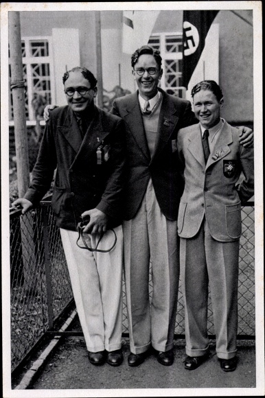 Collection picture Olympia 1936, target pistol shooting, Torsten Ullmann, Krempel, Jamonnieres
