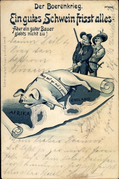 Maps Artist PC South Africa, The Boer War, A good pig eats everything, Boer War