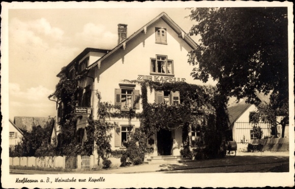 Postcard Kressbronn am Bodensee, Wine Bar at the Chapel