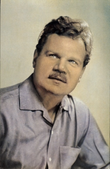 Ak Schauspieler Michail Iwanowitsch Pugowkin, Portrait