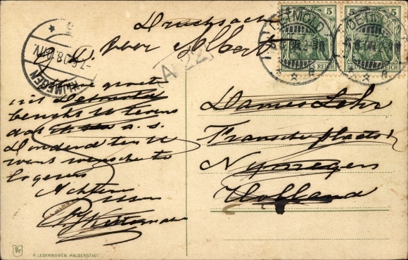 Postcard Berlebeck Detmold in North Rhine-Westphalia, Johannaberg