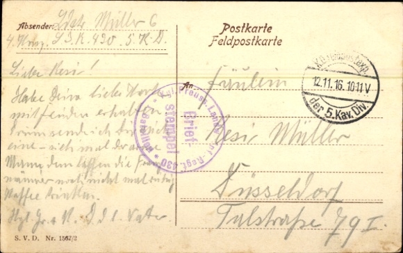 Artist Postcard Pommerhanz, K., Himmi sakri, Do not shoot, snack