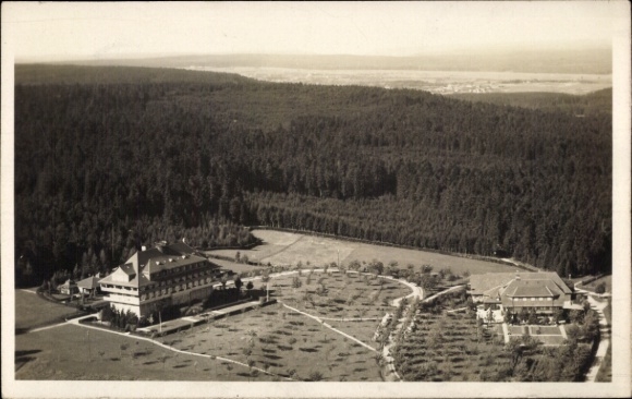 Postcard Stuttgart am Neckar, holiday home and estate Hohenrodt, aerial photograph