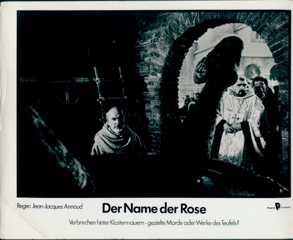 Ak-acteur Sean Connery, filmscène The Name of the Rose