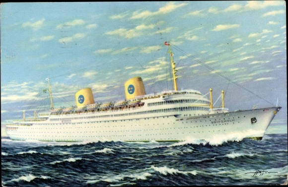 Artist PC MS Gripsholm, Swedish American Line