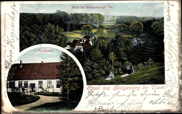 PC Heiligenberg Bruchhausen Vilsen district of Diepholz, forester&#39;s house, Heiligenberger Tal