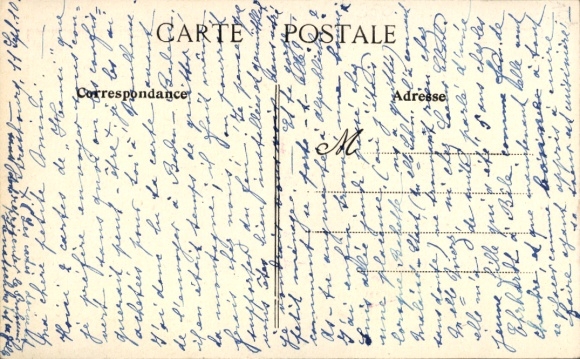 Artist Postcard Hansi, German tourists in Paris