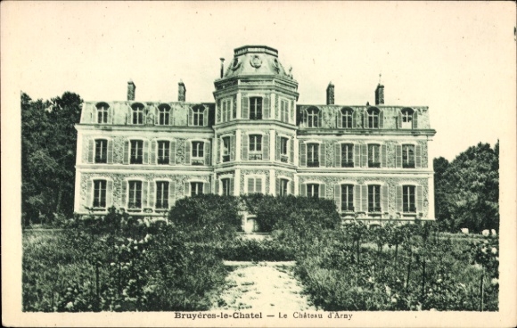 CPA Bruyères le Châtel Essonne, Château d'Aray
