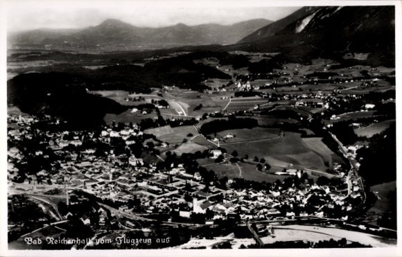 Ak Bad Reichenhall in Oberbayern, Fliegeraufnahme
