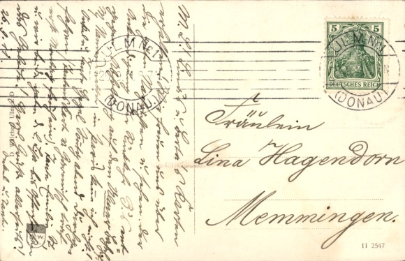 Postcard Ulm an der Donau, Münster, Spatz