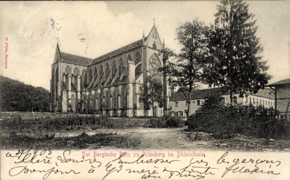 Ak Dhünnthale Altenberg im Erzgebirge, Bergischer Dom