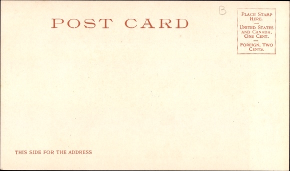 Briefkaart Baltimore Maryland de VS, Johns Hopkins Cottage, Hotel Rennert