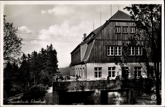Postcard Ebersbach in Saxony Oberlausitz, Lausitzbaude