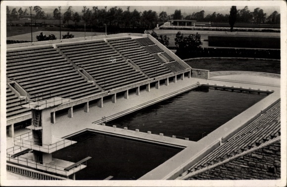 KP Berlin Charlottenburg, Reichssportfeld, stadion pływacki, arena, Olympia 1936
