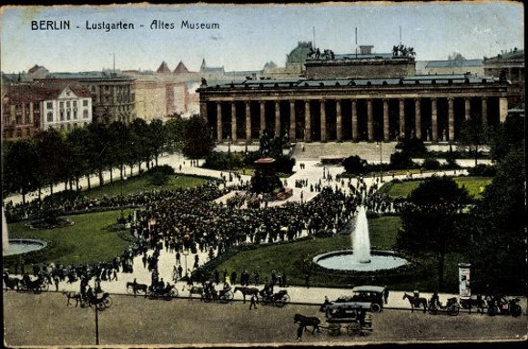 9 starych pocztówek Berlin, różne widoki