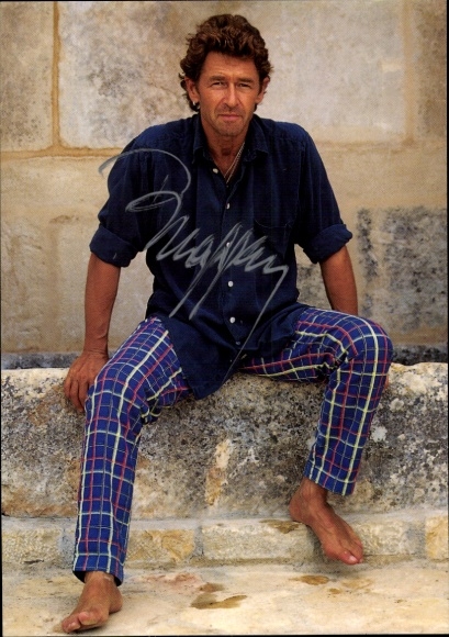 Photo singer Peter Maffay, autograph