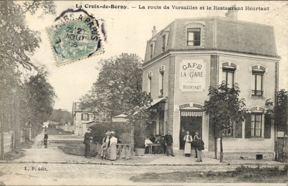 KP La Croix de Berny Antony Hauts de Seine, restauracja Heurtaut w drodze do Wersalu