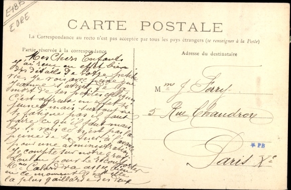 Postcard Bourgtheroulde Eure, Route d´Elbeufà Thuit Hébert