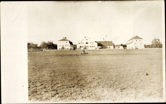 Photo Postcard Westerschondorf Finning in Upper Bavaria, partial view of the village