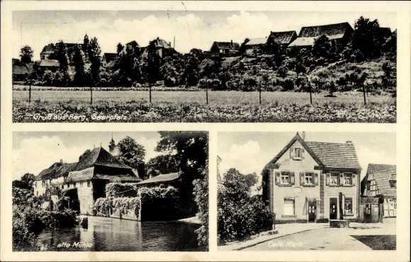 KP Berg in der Pfalz, Cafe Merk, Stary Młyn, częściowy widok