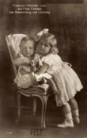 Picture Princess Friederike Luise and Prince Christian of Brunswick and Lüneburg