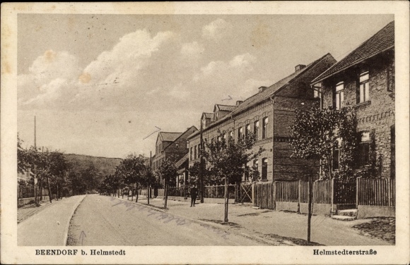 Ak Beendorf in Sachsen Anhalt, Helmstedter Straße