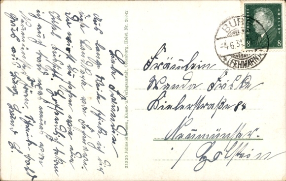 Postcard Island of Fehmarn Ostholstein, special hiking map