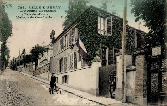 KP Ville d'Avray Hauts de Seine, Avenue Gambetta, Les Jardies, Maison de Gambetta