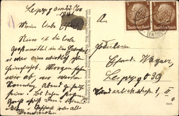 Postcard Schlettau im Erzgebirge, Buchholzerstraße with bridge, plot