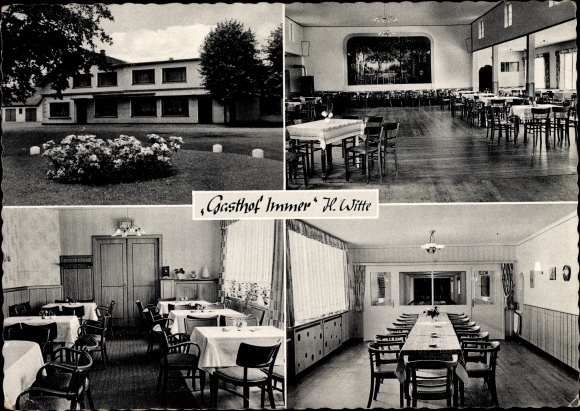 Postcard Ganderkesee in Lower Saxony, Gasthof Immer