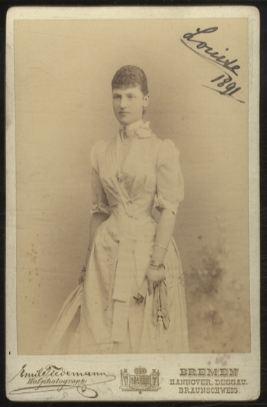 Cabinet Photo Princess Louise of Waldeck-Pyrmont