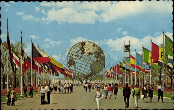 Postcard New York World's Fair 1964-1965, Unisphere