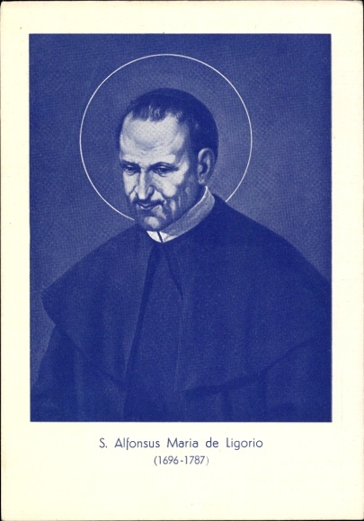 Postcard St. Alfons Maria von Liguori, portrait
