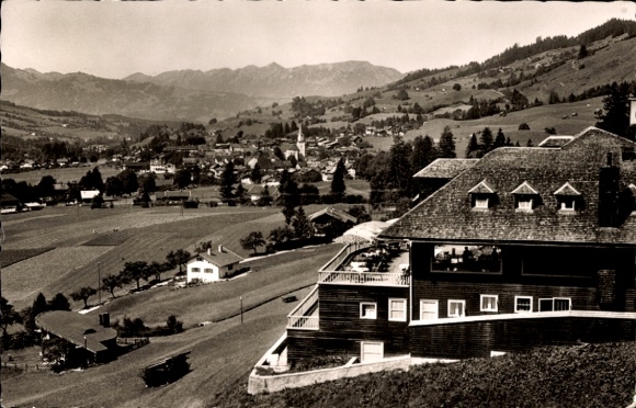 Postcard Bad Oberdorf Bad Hindelang in the Oberallgäu, Alpenhof recreation center