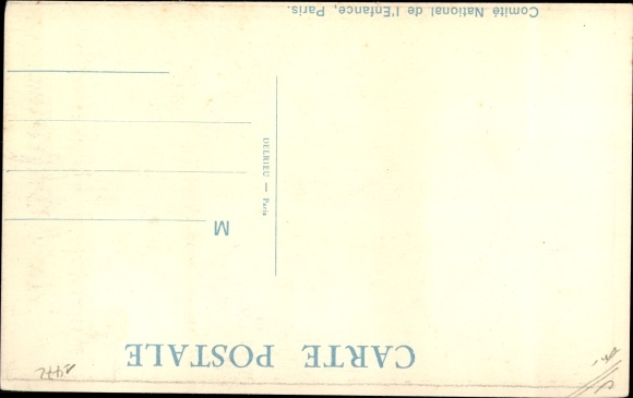 Song Artist Postcard Naly, Semaine Nationale de l&#39;Enfance, Schafe