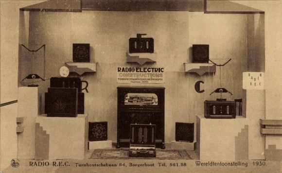 KP Borgerhout Flanders Antwerp, Konstrukcje radioelektryczne, Wystawa Światowa 1930