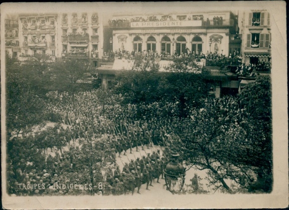 Foto Paris II., Boulevard des Capucines, Siegesparade 1919