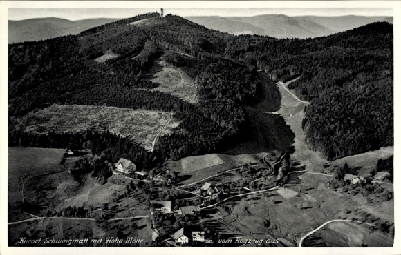 Postcard Schweigmatt Raitbach Schopfheim in Baden, aerial photograph