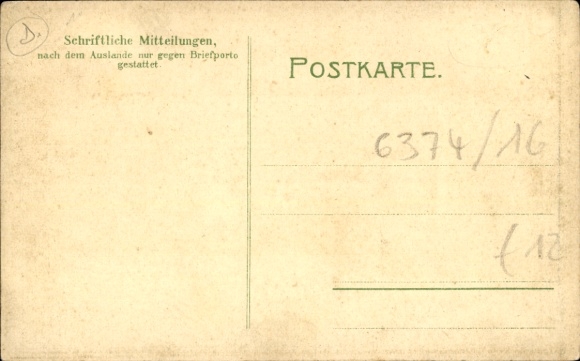 Chromo-Litho Minden in Westphalia, Marienwall Barracks, New Artillery Barracks, Main Guard, Simeons Barracks