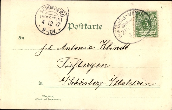litho Horst in Holstein, zuidkant, oost, noordkant, midden