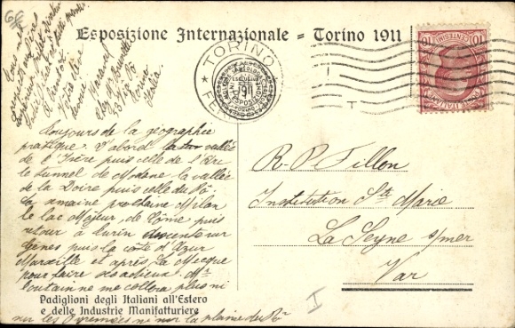 PC Torino Turin Piemonte, Esposizione Internazionale 1911, Podiglioni degli Italiani all' Estero