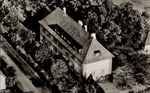 Postcard Oldau Hambühren in Lower Saxony, aerial photograph Eichenkreuzheim
