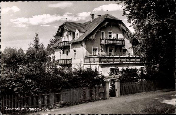 Ansichtkaart Grafrath Krs Fürstenfeldbruck Opper-Beieren, sanatorium
