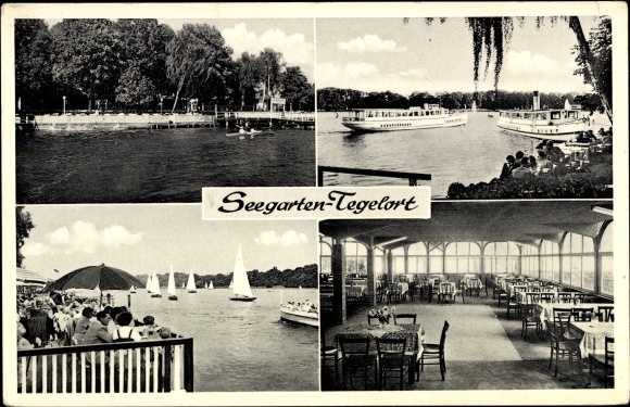 PC Berlin Reinickendorf Konradshöhe Tegelort, Seegarten, sailing boats, ships