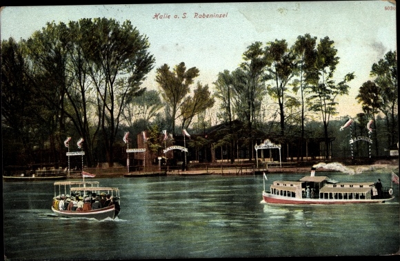 PC Halle an der Saale, Rabeninsel, saloon steamer