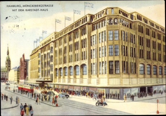 Artist PC Hamburg, Mönckebergstrasse, Karstadt department store